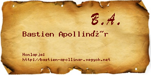 Bastien Apollinár névjegykártya